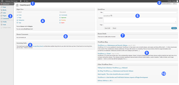 WordPress Dashboard Guide