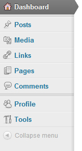 WordPress Sidebar Menu