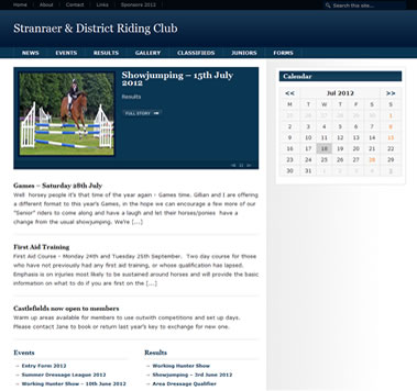 Stranraer Horse Riding Club, south west Scotland