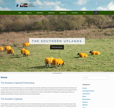 The Southern Uplands Partnership is a rural development charity, started by local people keen to keep the communities and countryside of the south of Scotland alive and healthy.